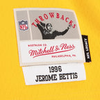 Jerome Bettis Pittsburgh Steelers Big & Tall Split Legacy Retired Player Replica Jersey - Black/Gold