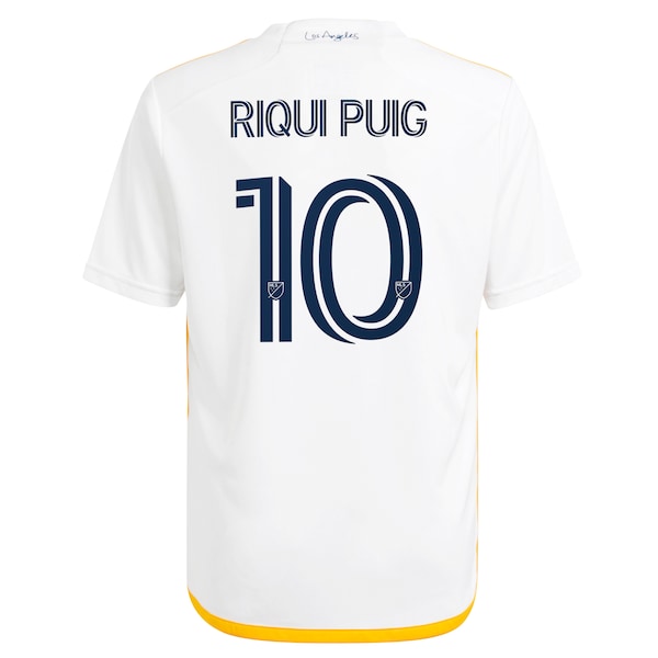 Riqui Puig LA Galaxy adidas Youth 2024 Angeleno Kit Replica Player Jersey - White