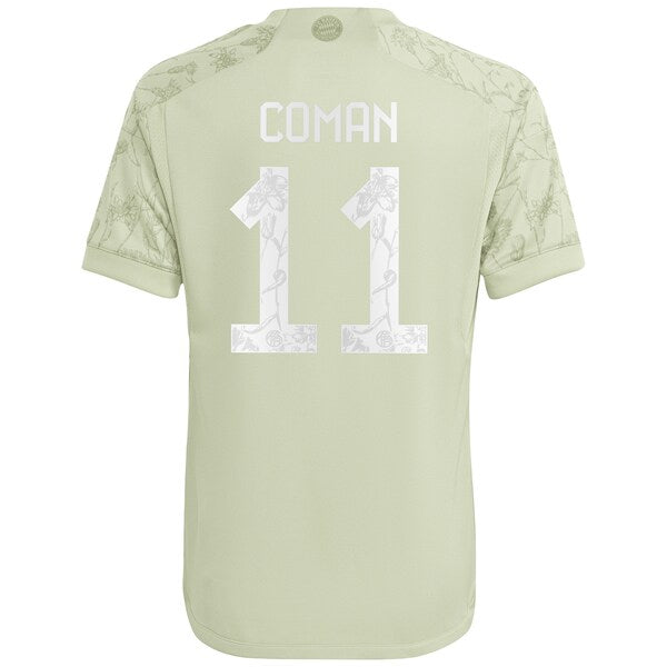 Kingsley Coman Bayern Munich adidas Youth 2023/24 Oktoberfest Replica Player Jersey - Green/White