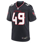 Tucker Addington Houston Texans Nike Team Game Jersey -  Navy