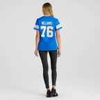 Raequan Williams Detroit Lions Nike Women's Team Game Jersey -  Blue