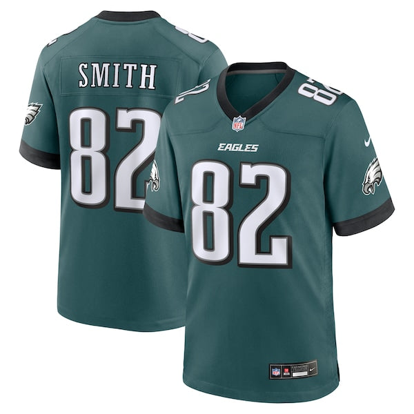 Ainias Smith Philadelphia Eagles Nike Team Game Jersey - Midnight Green