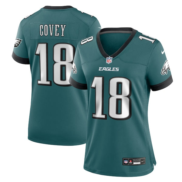 Britain Covey Philadelphia Eagles Nike Women's Team Game Jersey - Midnight Green