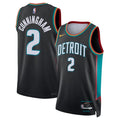 Cade Cunningham Detroit Pistons Nike Unisex 2025/26 Swingman Jersey - Charcoal - City Edition