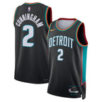 Cade Cunningham Detroit Pistons Nike Unisex 2025/26 Swingman Jersey - Charcoal - City Edition