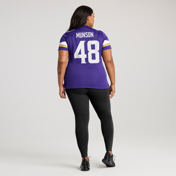 Calvin Munson Minnesota Vikings Nike Women's  Game Jersey -  Purple