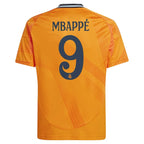 Kylian Mbappé Los Merengues adidas Youth 2024/25 Away Replica Player Jersey - Orange