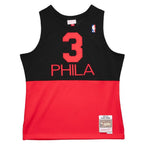 Allen Iverson Philadelphia 76ers 2003/04 Hardwood Classics Reload 2.0 Swingman Jersey - Black