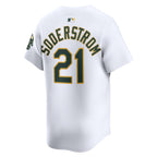 Tyler Soderstrom Athletics Nike Home Limited Player Jersey - White