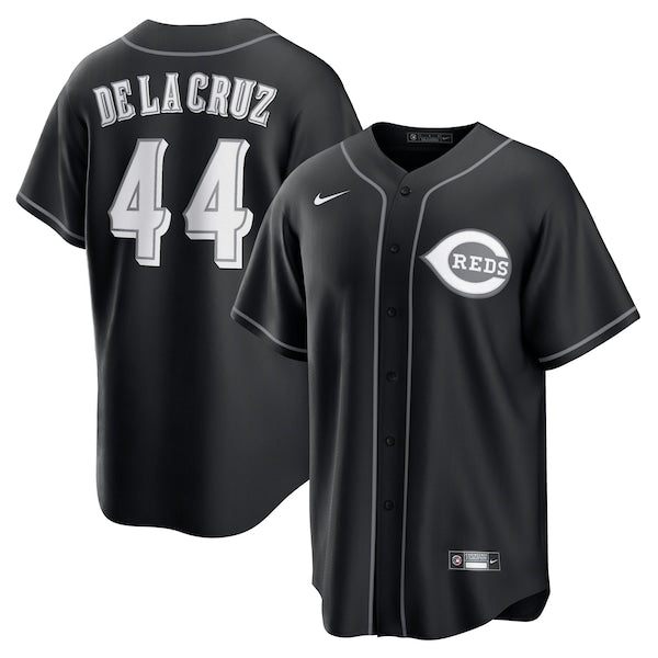 Elly De La Cruz Cincinnati Reds Nike Lights Out Replica Player Jersey - Black