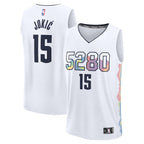 Nikola Jokic Denver Nuggets  Youth 2024/25 Fast Break Player Jersey - City Edition - White