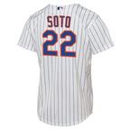 Juan Soto New York Mets Nike Youth Home Replica Jersey - White