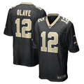 Chris Olave New Orleans Saints Nike 2022 NFL Draft First Round Pick Game Jersey - Black