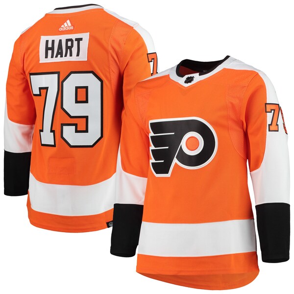 Carter Hart Philadelphia Flyers adidas Home Primegreen Authentic Player Jersey - Orange