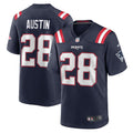 Alex Austin New England Patriots Nike  Game Jersey -  Navy