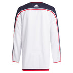 Columbus Blue Jackets adidas Away Primegreen Authentic Jersey - White