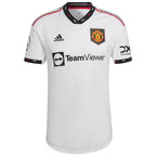 Manchester United adidas 2022/23 Away Blank Authentic Jersey - White