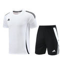 Adidas Short Sleeve Training Jersey Set - AD06- White
