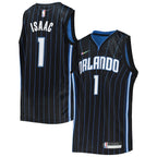 Jonathan Isaac Orlando Magic Nike Youth 2021/22 Diamond Swingman Jersey - Icon Edition - Black