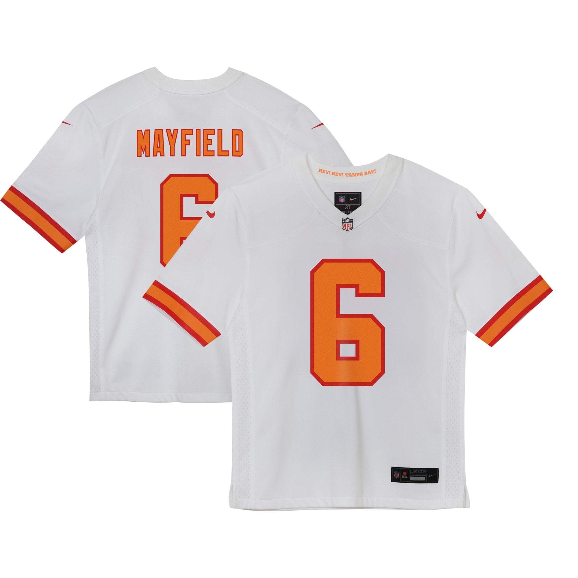 Baker Mayfield Tampa Bay Buccaneers Nike Preschool Team Player Game Jersey - Red/White/Orange