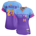 Ryan McMahon Colorado Rockies Nike Women's 2025 City Connect Limited Player Jersey - Purple/Light Blue