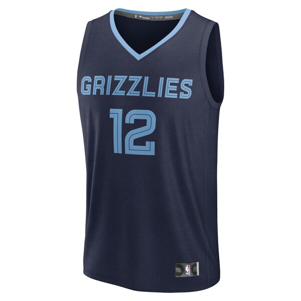 Ja Morant Memphis Grizzlies  Fast Break Replica Player Jersey - Icon Edition - Navy