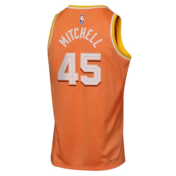 Donovan Mitchell Cleveland Cavaliers Nike Youth 2025/26 City Edition Swingman Jersey - Orange
