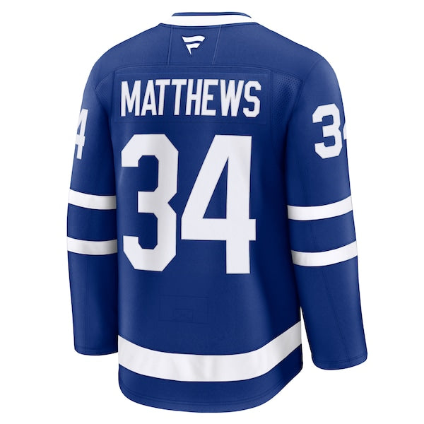 Auston Matthews Toronto Maple Leafs  Home Premium Jersey - Blue/White