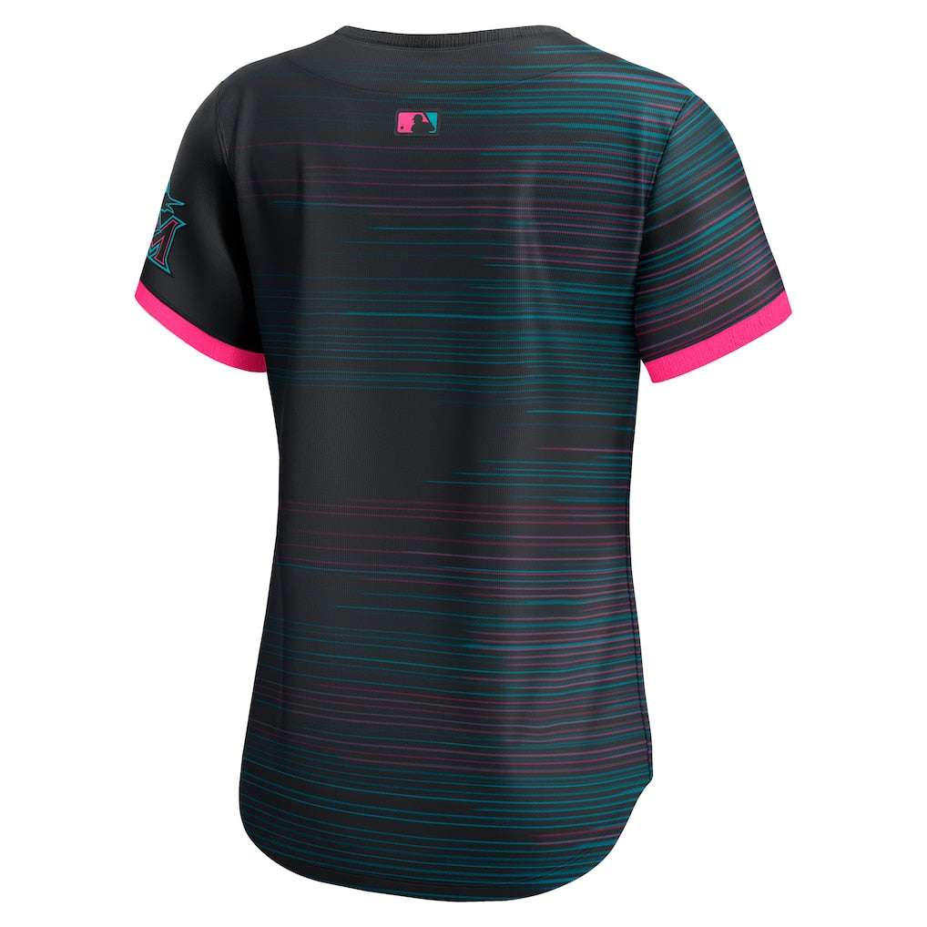 Miami Marlins Nike Women's 2025 City Connect Limited Jersey - Black