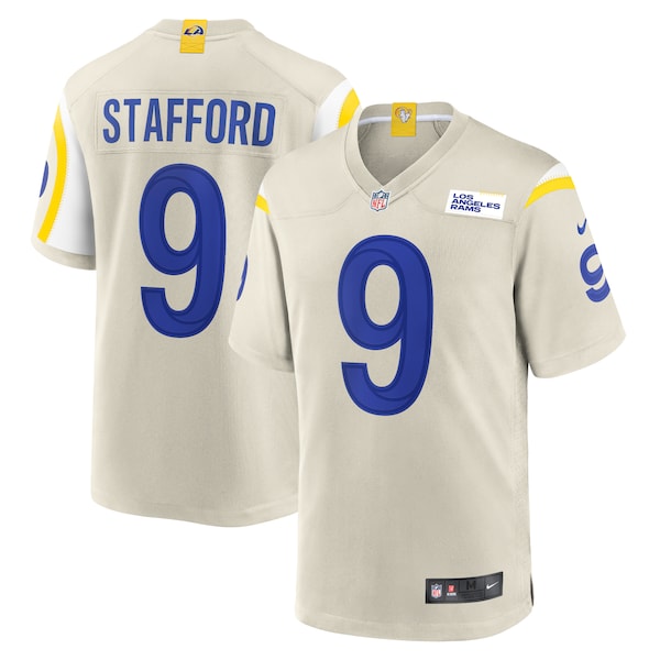 Matthew Stafford Los Angeles Rams Nike Player Game Jersey - Bone/White