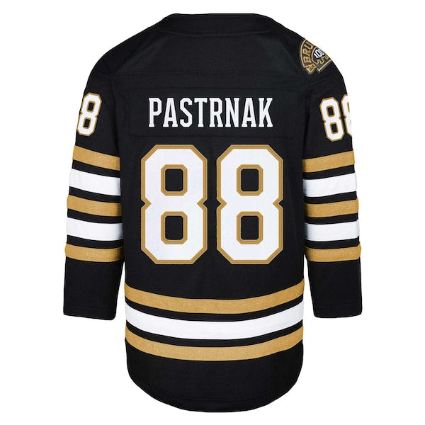 David Pastrnak Boston Bruins Youth Home Premier Player Jersey - Black