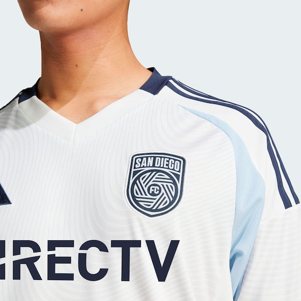 San Diego FC adidas 2025 Woven Into One Replica Jersey - White