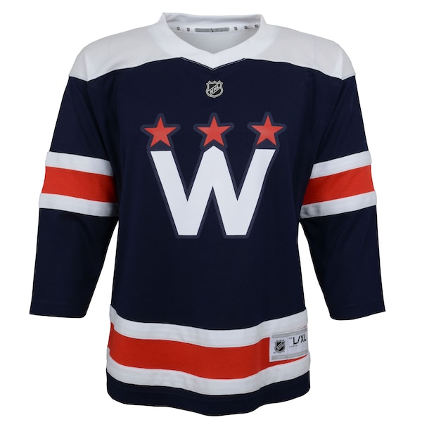 Washington Capitals Youth 2020/21 Alternate Replica Jersey - Navy