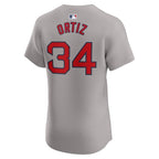 David Ortiz Boston Red Sox Nike Road Elite Player Jersey - Gray