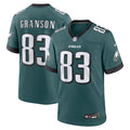 Kylen Granson Philadelphia Eagles Nike Team Game Jersey - Midnight Green