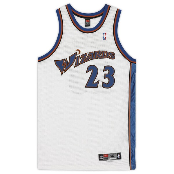 Michael Jordan Washington Wizards Authentic Autographed White Nike Jersey