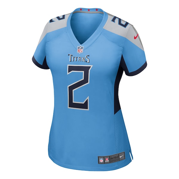Tyjae Spears Tennessee Titans Nike Women's Team Game Jersey -  Light Blue/Navy