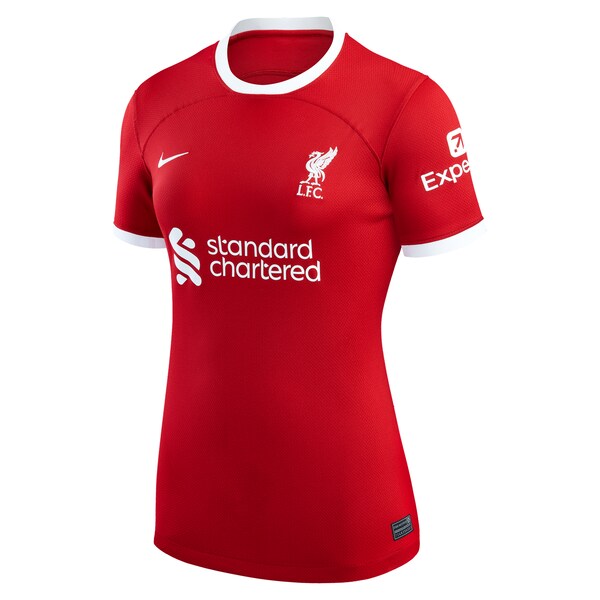 Virgil Van Dijk Liverpool Nike Women's 2023/24 Home Replica Player Jersey - Red/White