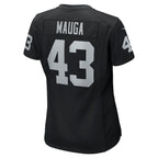 Kanai Mauga Las Vegas Raiders Nike Women's Team Game Jersey -  Black