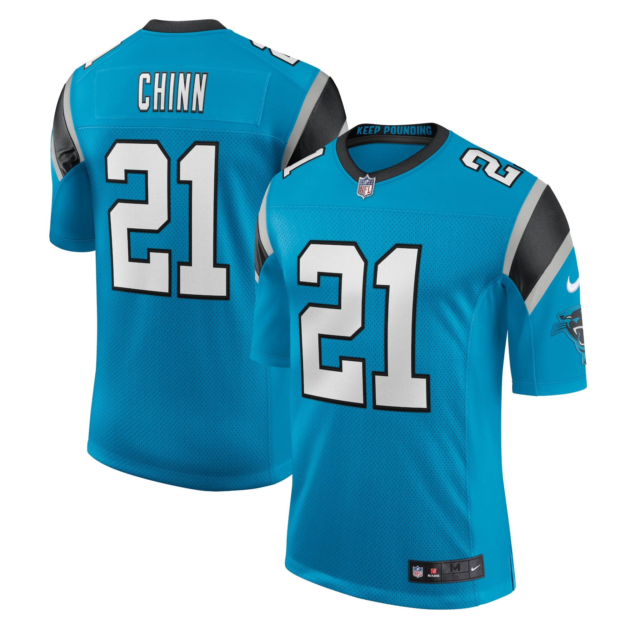 Jeremy Chinn Carolina Panthers Nike Vapor Limited Jersey - Black/Blue