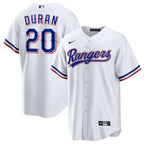 Ezequiel Duran Texas Rangers Nike  Youth Home Replica Jersey - White