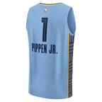 Scotty Pippen Jr. Memphis Grizzlies  Fast Break Replica Player Jersey - Statement Edition - Light Blue