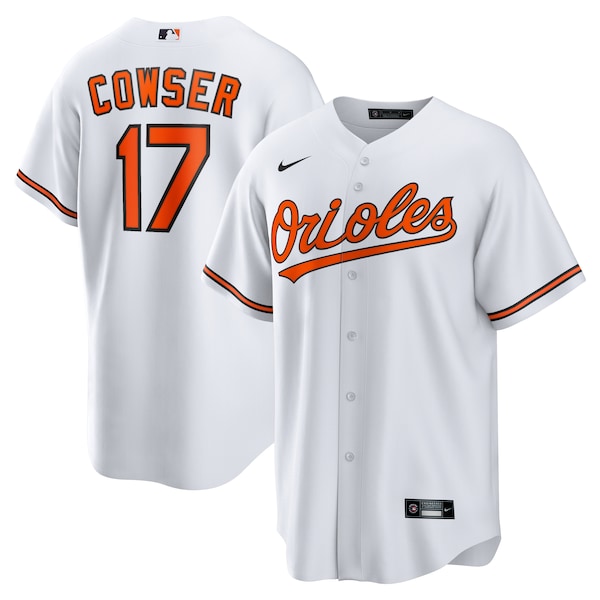 Colton Cowser Baltimore Orioles Nike Home Replica Jersey - White