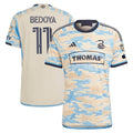 Alejandro Bedoya Philadelphia Union adidas 2024 For Philly Authentic Jersey - Tan
