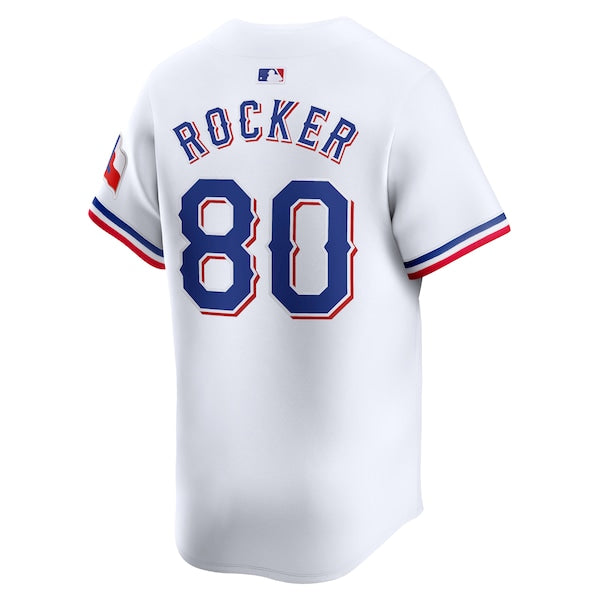 Kumar Rocker Texas Rangers Nike Home Limited Player Jersey - White