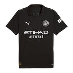 Manchester City Puma 2025/26 Away Replica Jersey - Black/Light Blue