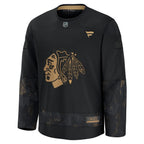 Chicago Blackhawks  2024 Military Appreciation Practice Jersey - Black