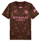 Manchester City Puma 2024/25 Replica Short Sleeve Goalkeeper Jersey - Brown