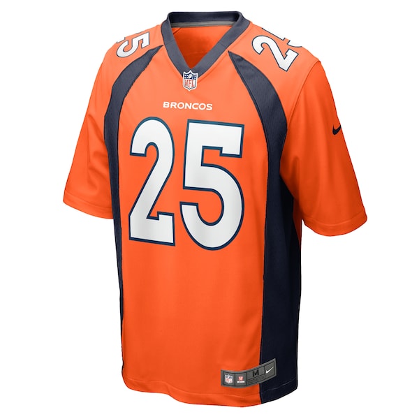 Samaje Perine Denver Broncos Nike Game Player Jersey - Orange