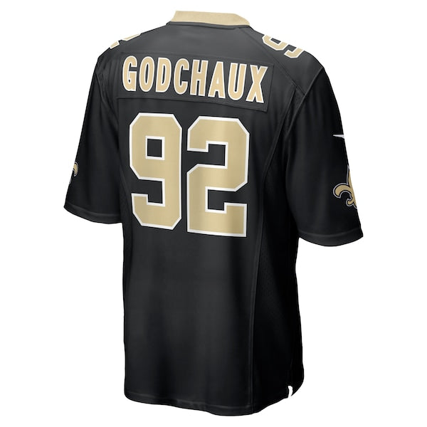 Davon Godchaux New Orleans Saints Nike Team Game Jersey -  Black